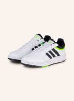 adidas Sneaker HOOPS 3.0, Farbe: WEISS/ SCHWARZ/ NEONGRÜN (Bild 1)
