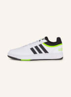 adidas Sneaker HOOPS 3.0, Farbe: WEISS/ SCHWARZ/ NEONGRÜN (Bild 1)