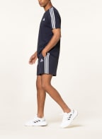 adidas Sweatshorts ESSENTIALS, Farbe: DUNKELBLAU/ WEISS (Bild 1)