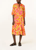 Emily VAN DEN BERGH Kleid mit 3/4-Arm, Farbe: ROT/ GELB/ ROSA (Bild 1)