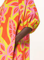 Emily VAN DEN BERGH Kleid mit 3/4-Arm, Farbe: ROT/ GELB/ ROSA (Bild 1)
