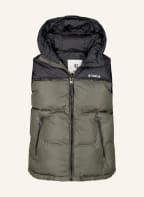 GARCIA Steppweste, Farbe: KHAKI/ DUNKELBLAU (Bild 1)