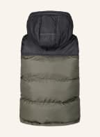 GARCIA Steppweste, Farbe: KHAKI/ DUNKELBLAU (Bild 1)