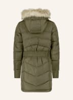 GARCIA Steppmantel mit abnehmbarem Kunstpelz, Farbe: KHAKI (Bild 1)