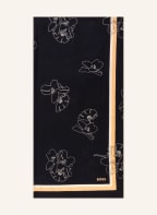 BOSS Scarf LOGO , Color: DARK BLUE/ WHITE/ LIGHT ORANGE (Image 1)