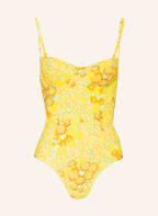 TORY BURCH Bügel-Badeanzug BLOSSOM, Farbe: GELB/ HELLORANGE/ MINT (Bild 1)