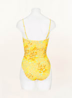TORY BURCH Bügel-Badeanzug BLOSSOM, Farbe: GELB/ HELLORANGE/ MINT (Bild 1)