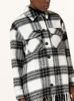 ICHI Overjacket IHESTA, Farbe: WEISS/ SCHWARZ (Bild 1)