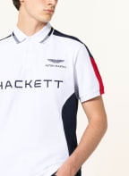 HACKETT LONDON Piqué polo shirt, Color: WHITE/ DARK BLUE (Image 1)