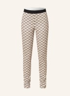 MARC CAIN Jerseyhose, Farbe: SCHWARZ/ BEIGE/ WEISS (Bild 1)