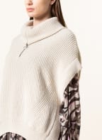 MARC CAIN Sleeveless sweater, Color: ECRU (Image 1)