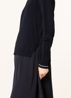 MARC CAIN Kleid im Materialmix, Farbe: 395 MIDNIGHT BLUE (Bild 1)