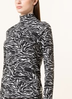 MARC CAIN Rollkragenshirt, Farbe: 190 white and black (Bild 1)
