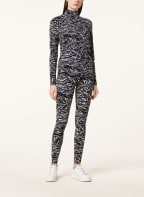 MARC CAIN Leggings, Color: BLACK/ WHITE (Image 1)