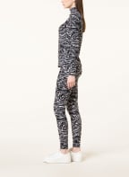 MARC CAIN Leggings, Color: BLACK/ WHITE (Image 1)