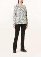 MARC CAIN Pullover, Farbe: WEISS/ SCHWARZ (Bild 1)