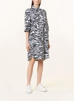 MARC CAIN Hemdblusenkleid mit 3/4-Arm, Farbe: 190 white and black (Bild 1)