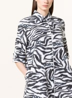 MARC CAIN Hemdblusenkleid mit 3/4-Arm, Farbe: 190 white and black (Bild 1)