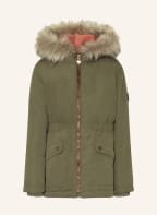 GARCIA Parka mit Kunstpelz, Farbe: KHAKI (Bild 1)