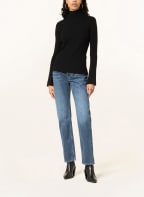 Chloé Rollkragenpullover aus Leinen, Farbe: SCHWARZ (Bild 1)
