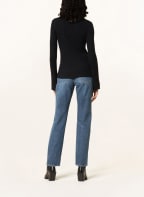 Chloé Rollkragenpullover aus Leinen, Farbe: SCHWARZ (Bild 1)