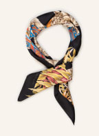 Salvatore Ferragamo Seidentuch INDIA, Farbe: SCHWARZ/ BLAU/ ORANGE (Bild 1)