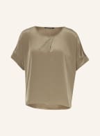 LUISA CERANO Blusenshirt im Materialmix, Farbe: KHAKI (Bild 1)