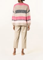 LUISA CERANO Strickhülle mit Alpaka, Farbe: ROSA/ BEIGE (Bild 1)