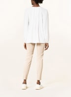 LUISA CERANO Tie-neck blouse with silk , Color: WHITE (Image 1)