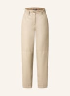 LUISA CERANO 7/8 trousers in leather look , Color: LIGHT GREEN (Image 1)