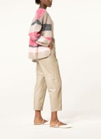 LUISA CERANO 7/8 trousers in leather look , Color: LIGHT GREEN (Image 1)