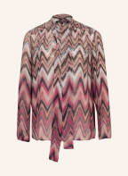 LUISA CERANO Schluppenbluse , Farbe: FUCHSIA/ CREME (Bild 1)