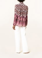 LUISA CERANO Schluppenbluse , Farbe: FUCHSIA/ CREME (Bild 1)