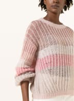 LUISA CERANO Sweater with mohair, Color: PINK/ LIGHT PINK/ LIGHT GRAY (Image 1)