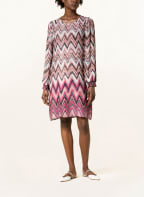 LUISA CERANO Dress , Color: FUCHSIA/ CREAM/ ROSE (Image 1)