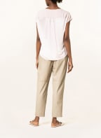 LUISA CERANO Blusenshirt mit Seide im Materialmix, Farbe: ROSÉ (Bild 1)