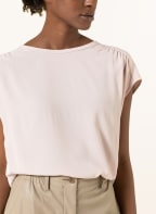 LUISA CERANO Blusenshirt mit Seide im Materialmix, Farbe: ROSÉ (Bild 1)