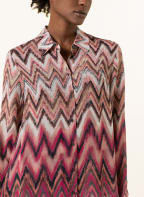 LUISA CERANO Hemdbluse , Farbe: FUCHSIA/ BEIGE/ SCHWARZ (Bild 1)