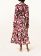 LUISA CERANO Kleid , Farbe: FUCHSIA/ DUNKELGRÜN/ CREME (Bild 1)