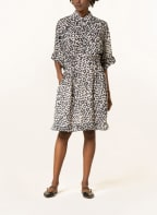 LUISA CERANO Dress with 3/4 sleeve, Color: BEIGE/ BLACK (Image 1)