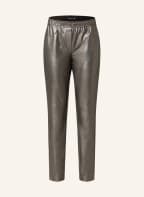 LUISA CERANO Leggings in Lederoptik, Farbe: GRAU (Bild 1)
