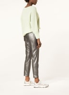 LUISA CERANO Leggings in Lederoptik, Farbe: GRAU (Bild 1)