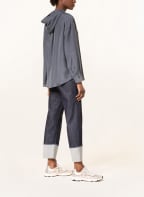 LUISA CERANO Oversized-Bluse aus Seide , Farbe: DUNKELGRAU (Bild 1)
