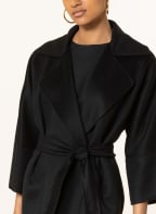 Max Mara Caban coat JERRY in cashmere, Color: BLACK (Image 1)