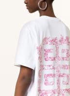 GIVENCHY T-Shirt mit Stickereien , Farbe: WEISS/ FUCHSIA (Bild 1)
