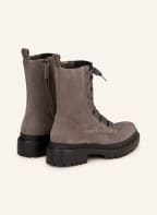 BRUNELLO CUCINELLI Schnürstiefel mit Schmucksteinen, Farbe: GRAU (Bild 1)
