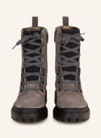 BRUNELLO CUCINELLI Schnürstiefel mit Schmucksteinen, Farbe: GRAU (Bild 1)