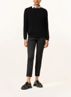 BRUNELLO CUCINELLI Cashmere-Pullover mit Perlen, Farbe: SCHWARZ (Bild 1)