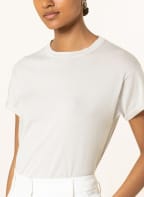 BRUNELLO CUCINELLI T-Shirt mit Cashmere und Glitzergarn, Farbe: CREME (Bild 1)