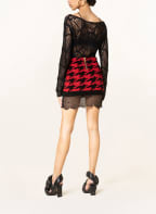 BALMAIN Skirt with sequins, Color: RED/ BLACK (Image 1)
